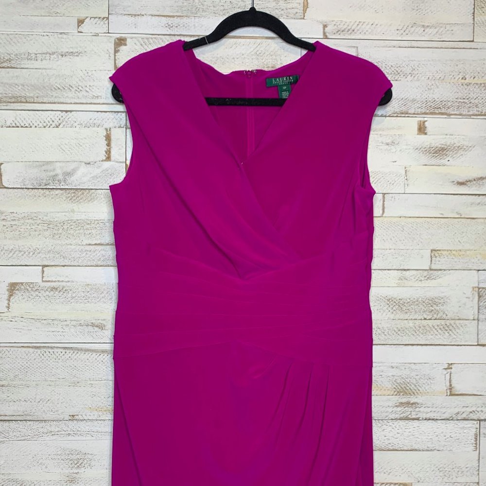 Lauren Fuschia Coctail Dress 16p